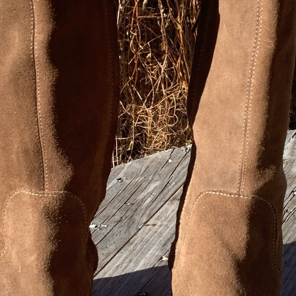 Zara Woman Suede Riding Boots Size EU 40 US 9 - Picture 6 of 16